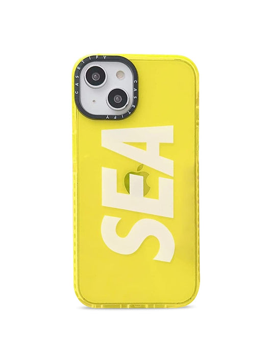 Iphone Semi-Transparent SEA Written Phone Case/Bumper/Phone Cover