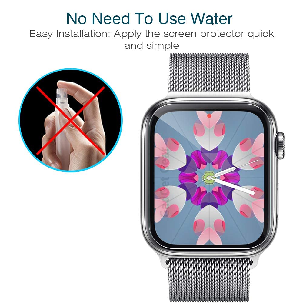Apple iWatch Clear Unbreakable Screen Protector Hydrogel Membrane (Set of 2 Pcs)