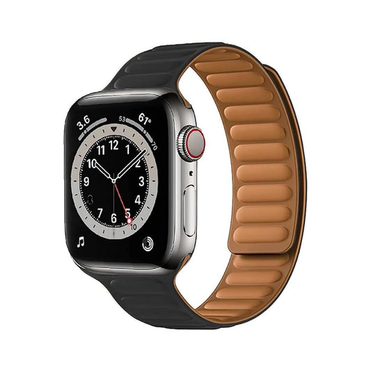 Luxury Magnetic Silicone Loop Strap For iWatch  42mm 44mm 45mm 49mm