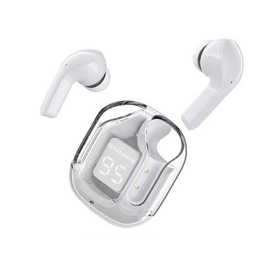 Molbin M1 Ultra Wireless Earbuds with ENC Noise Canceling Translucent Earphones