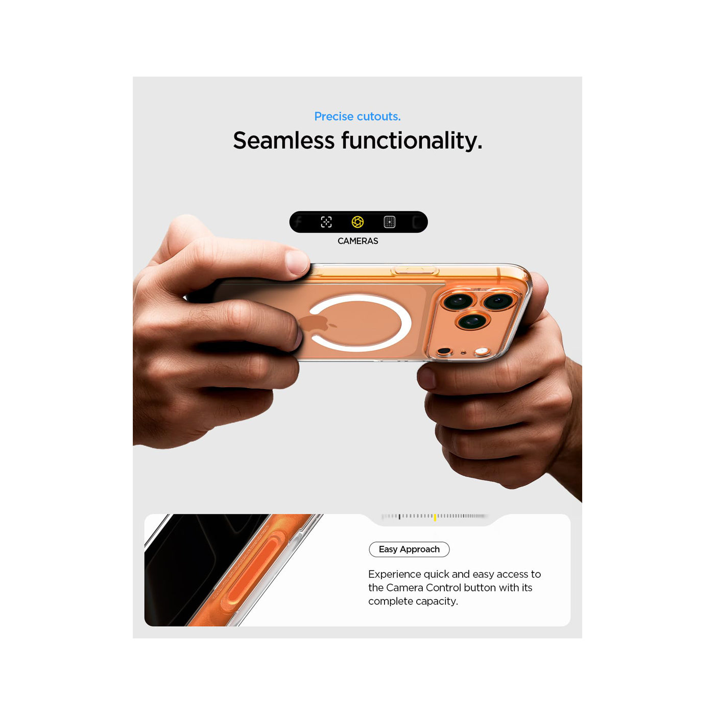 Spigen Ultra Hybrid MagFit Back Cover Case For iPhone