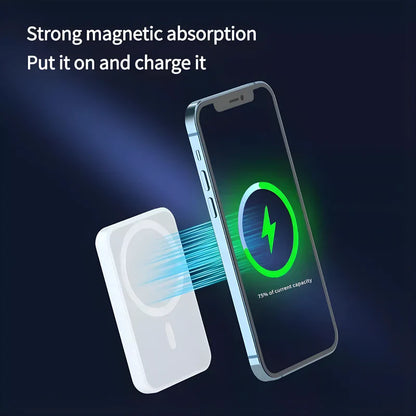 Wireless Magsafe Powerbank For iPhone - 6 Months Warranty