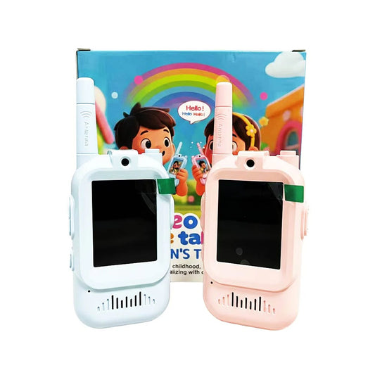 Kids Smart Video Walkie Talkie - HD Camera, Voice Changer, & Screen Display
